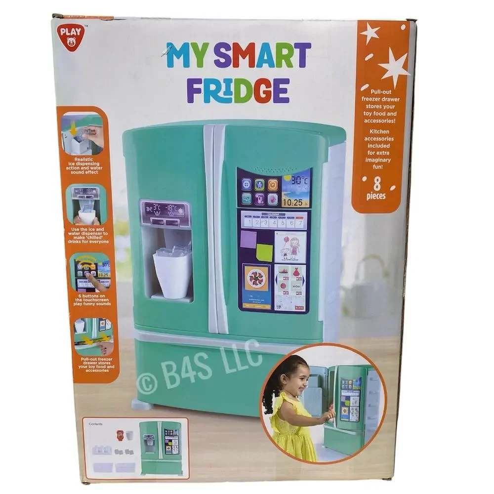 Play My Smart Fridge Double Door Learning Kids Toy Refrigerator